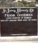 Frank Goodman's Grave